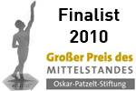 Auszeichnung Großer Preis des Mittelstandes Finalist 2010
