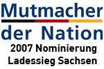 Nominierung Mutmacher der Nation 2007 (Sachsen)